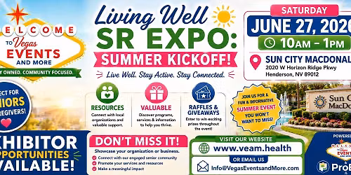 Living Well Sr Expo: Summer Kickoff with VEaM