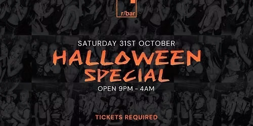 \ud83c\udf83 R\/BAR HALLOWEEN SATURDAY 2026 \ud83c\udf83