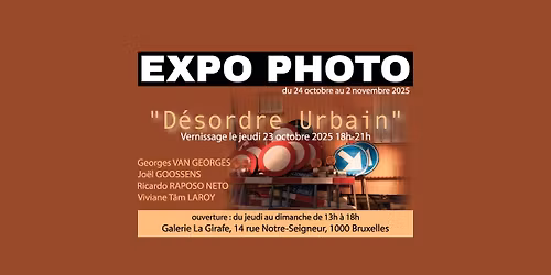 Vernissage "D\u00e9sordre urbain"