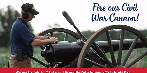 Fire our Civil War Cannon!