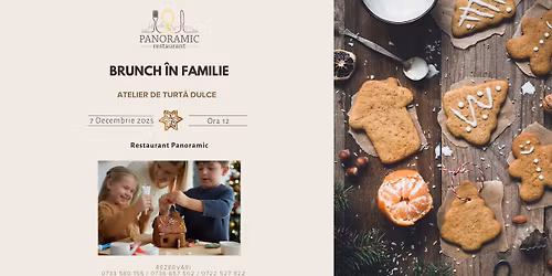 Brunch \u00een familie \ud83c\udf84 Atelier de turt\u0103 dulce