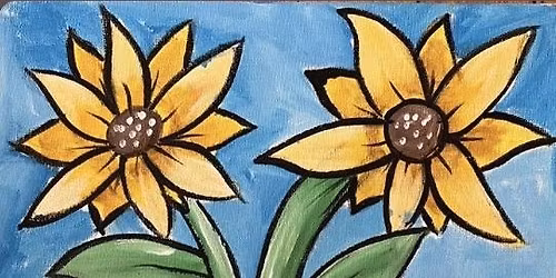 Farley Center - Sunflower Paint Event with Muralist Rodrigo Carapia 