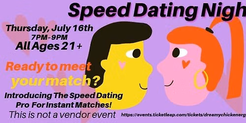 Speed Dating Night at Pat's Twice Baked