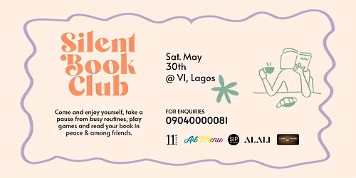Silent Book Club VI Lagos : May Edition