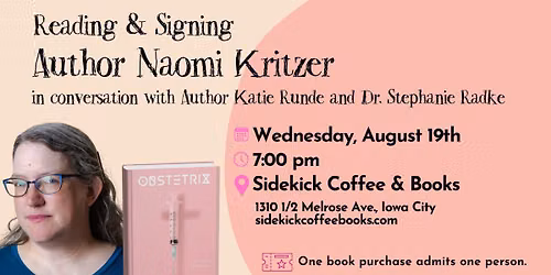 Author Reading with Naomi Kritzer | in conversation with Author Katie Rundie & Dr. Stephanie Radke
