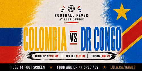 Colombia vs Dr Congo