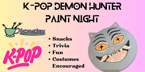 K-Pop Demon Hunter Paint Night