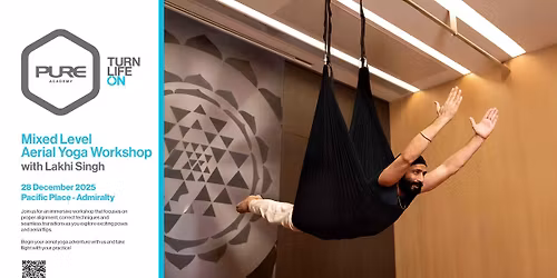 Mixed Level Aerial Yoga with Lakhi Singh