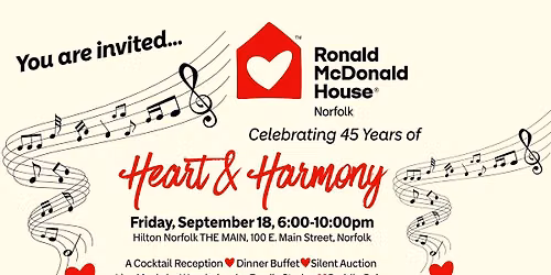 Heart & Harmony - Celebrating 45 Years of Ronald McDonald House Norfolk