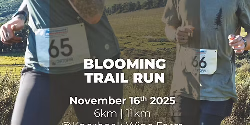 Blooming Trail Run @ Knorhoek presented by Sportsmans Warehouse