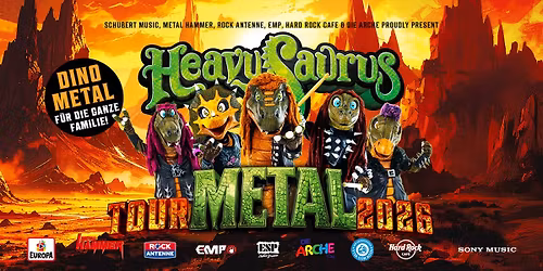 Heavysaurus - Metal Tour 2026 \u2022 Z7, Pratteln