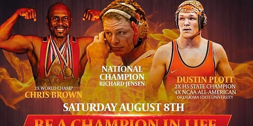 Be a Champion in Life wrestling clinic