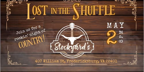 Lost In The Shuffle rocks the Stockyard in Fredericksburg 