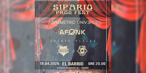 SIPARIO PROG FEST | EL BARRIO TORINO
