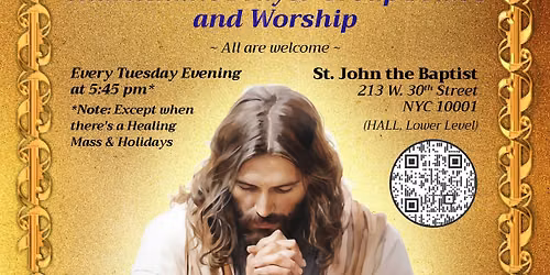Christ-in-the-City - Charismatic Prayer Group Praise and Worship at St. John the Baptist NYC