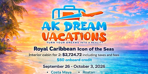 Icon of the Seas September 2026