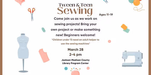 Tween & Teen Sewing