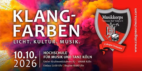 Jahreskonzert 2026 - Klangfarben