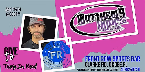 Free Local Country Music Show To Benefit Matthews Hope Local Charity