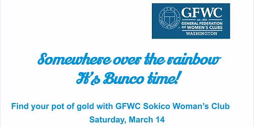 GFWC Sokico Bunco Fundraiser