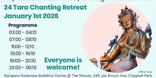 24 hour Tara Chanting Retreat