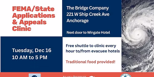 \ud83d\udce3 FREE LEGAL HELP: FEMA & STATE APPLICATIONS + APPEALS CLINIC!