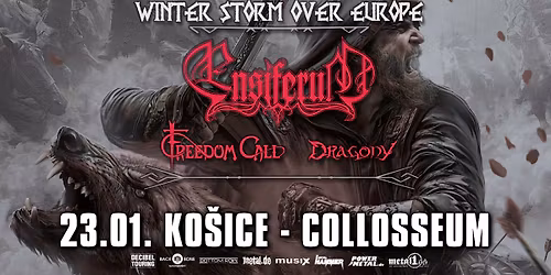 ENSIFERUM, FREEDOM CALL, DRAGONY - Ko\u0161ice
