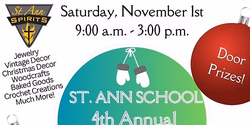 4th Annual St. Ann School Craft Show