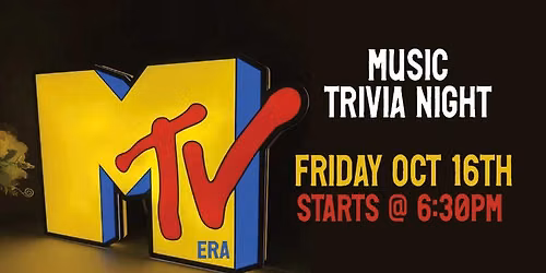 MTV Era Trivia Night at Shy Bear