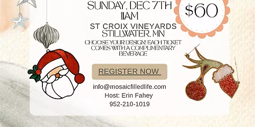 St. Croix Vineyards Stained Glass Class