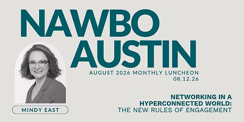 NAWBO Austin Monthly Luncheon Meeting - August 2026