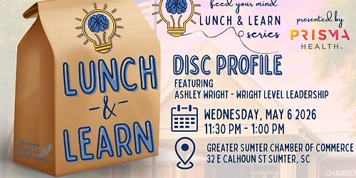 Lunch & Learn: DISC Profile presented by Prisma Health