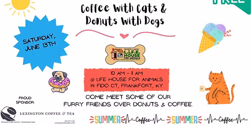 Coffee With Cats & Donuts With Dogs