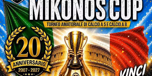 XXXIV MikonosCup calcio a 5&8 amatoriale
