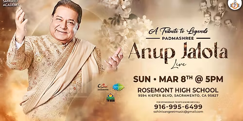 A Tribute to Legends by Padmashree Anup Jalota Live