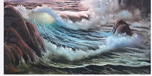 June Joy of Painting: Cliffside