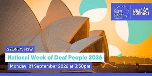 NWDP Sydney: Deaf Led Tour + Mobility Access Tour