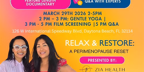 Relax & Restore; A Perimenopause Reset