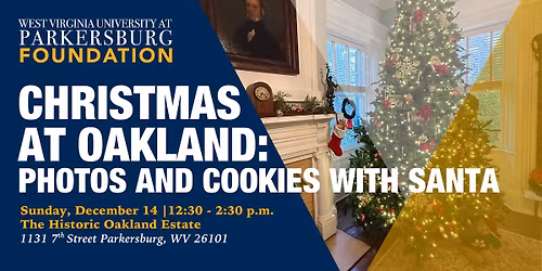 Christmas at Oakland: Photos and Cookies with Santa