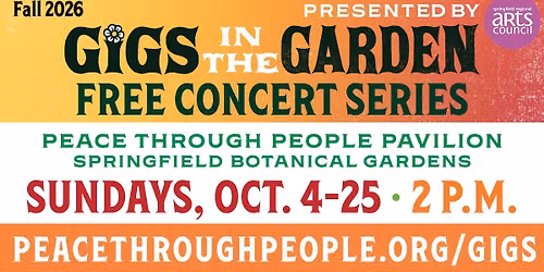 Gigs in the Garden \ud83c\udfb6\ud83c\udf42 Fall 2026
