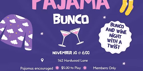 MCCA Bunco & Wine Night With A Twist