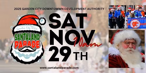 64th Garden City Downtown Development Authority Santaland Parade
