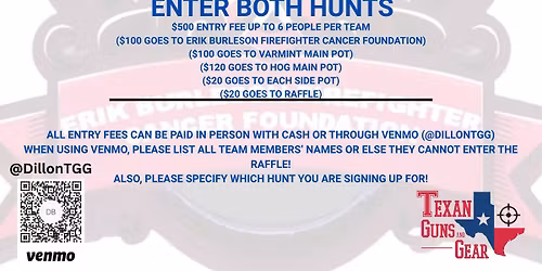 Erik Burleson Benefit Combo Hunt