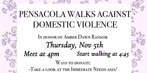 Pensacola Walks Against Domestic Violence