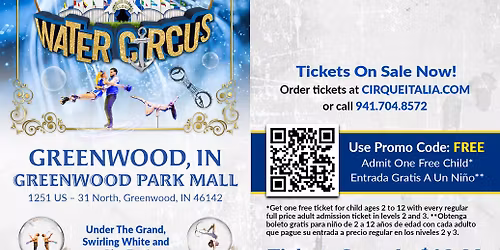 Cirque Italia - Water Circus at Pinnacle Hills Promenade