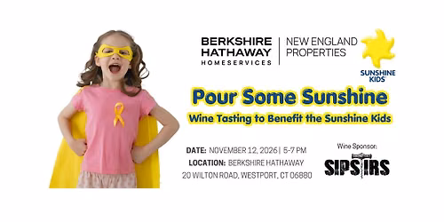 Wine tasting to benefit the Sunshine Kids