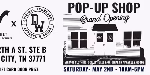 DW Retro X DW Pop-Up Shop Grand Opening | Vintage + TN Goods | Downtown Lenoir City