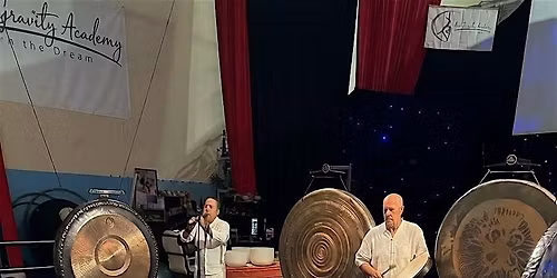 Cocoon Aerial Suspended Sound Healing Journey Gongs, Native Flute