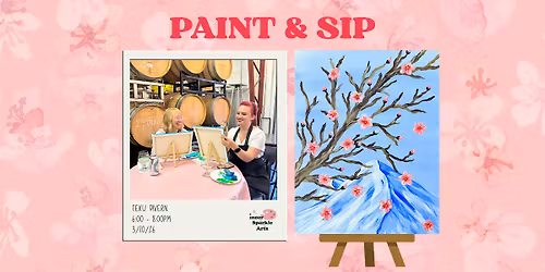 Paint & Sip: Cherry Blossoms