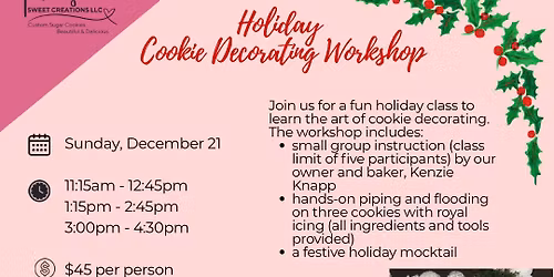 Holiday Cookie Decorating Workshop